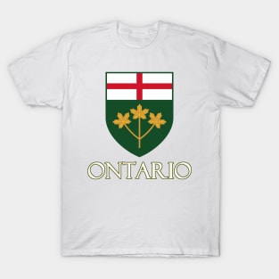 Ontario, Canada - Coat of Arms Design T-Shirt